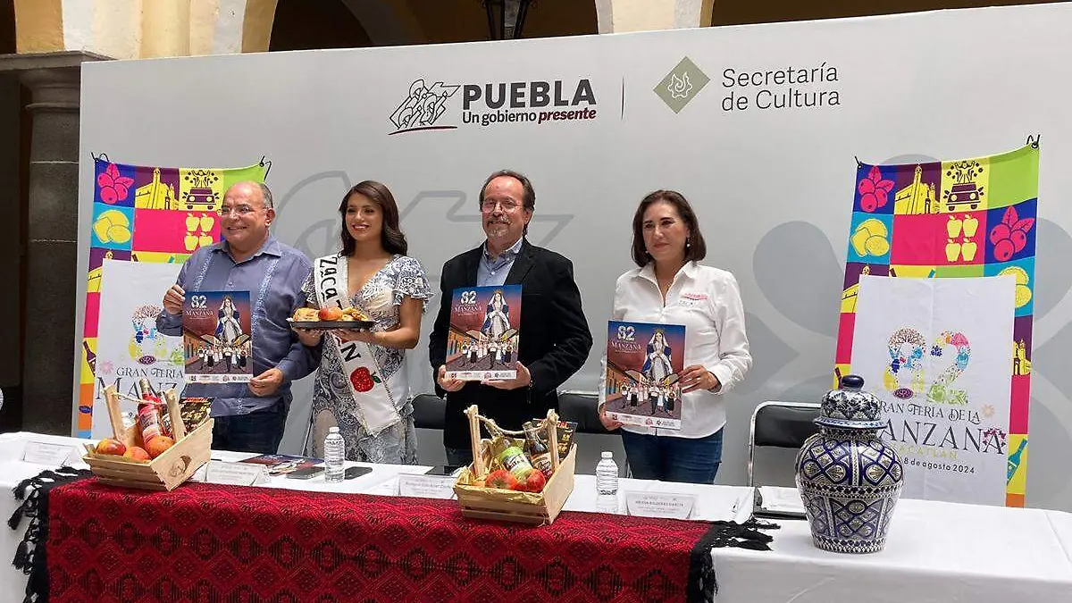 Presentan Feria de la manzana de Zacatlan